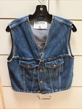 Filippa K Women's Blue Denim Vest